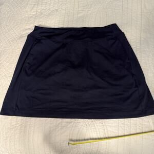 Title Nine Skort Womens Black Stretchy Tennis Pickleball Built In Boyshort Sz L